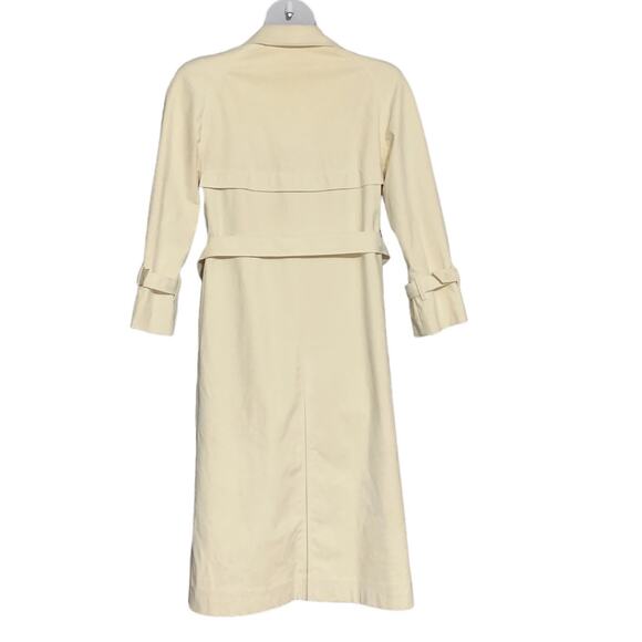 Vintage 1970s Adolph Schuman for Lilli Ann Suede Trench Coat Belted Size Medium - Picture 8 of 10